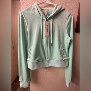 Medium Juicy couture velour zip-up hoodie